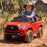 Toyota Tacoma Officially Licensed Off Road Kids Ride On Car with Remote Control | Red