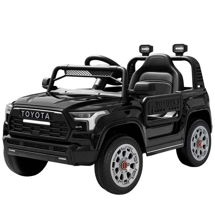 Toyota Sequoia TRD Pro Officially Licensed Off Road Kids Ride On Car with Remote Control-Black