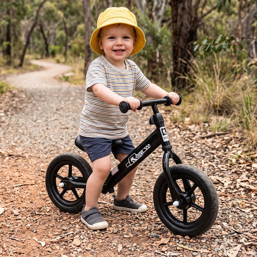 Track Star 12 Inch Kids Balance Bike | Black