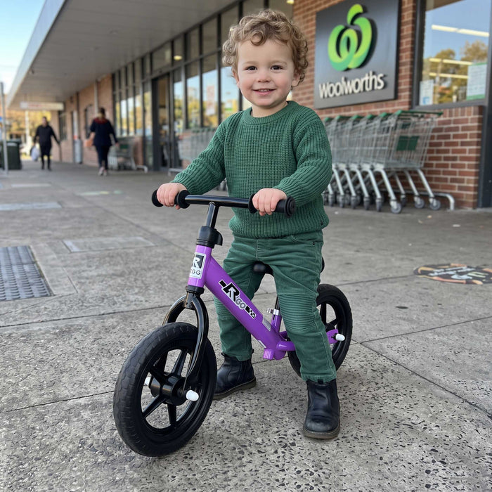 Track Star 12 Inch Kids Balance Bike | Fairy Purple