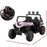 Twin Two Seater Deluxe 12V Off Road Kids Ride On Car Raven Black with Pink