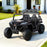 Twin Two Seater Deluxe 12V Off Road Kids Ride On Car Raven Black