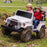 Two Seater Toyota FJ-40 Officially Licensed Off Road Kids Ride On Car | White