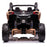 Two Seater Twin Officially Licensed CAN-AM Premium 24V Kids Ride On Buggy with Remote Control Carbon Black