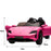 Two Seater Twin Officially Licensed Porsche Taycan Turbo S Kids Ride On SUV with Remote Control Porsche Pink Pig