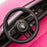 Two Seater Twin Officially Licensed Porsche Taycan Turbo S Kids Ride On SUV with Remote Control Porsche Pink Pig