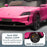 Two Seater Twin Officially Licensed Porsche Taycan Turbo S Kids Ride On SUV with Remote Control Porsche Pink Pig