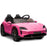 Two Seater Twin Officially Licensed Porsche Taycan Turbo S Kids Ride On SUV with Remote Control Porsche Pink Pig
