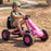 Ultimate Racer Kids Pedal Powered Go Kart | Power Pink