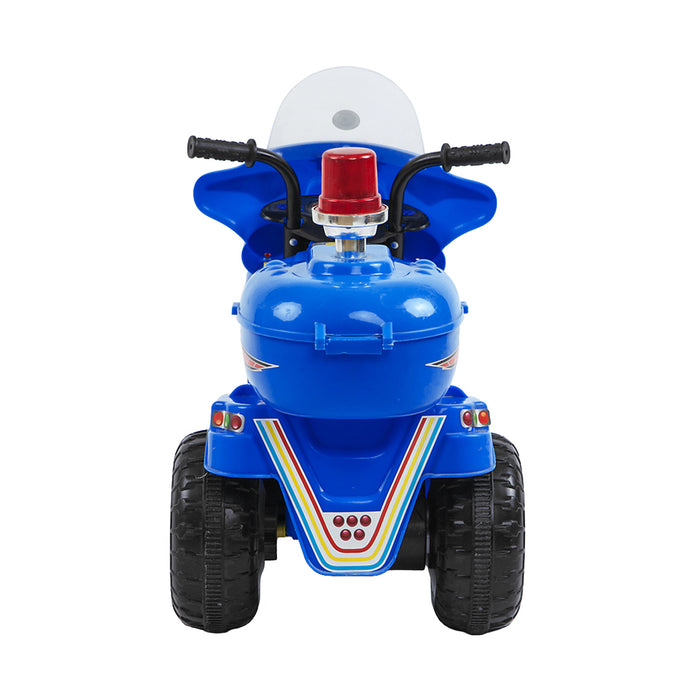 Police Inspired Kids Ride On Motorcycle | Blue