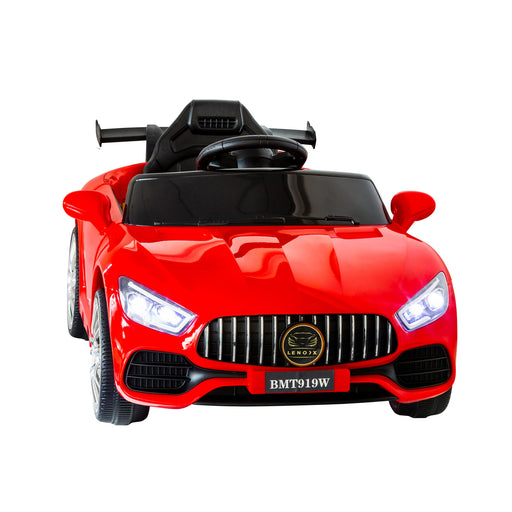 Mercedes Benz Inspired Kids Ride On Car with Remote Control | Candy Apple Red