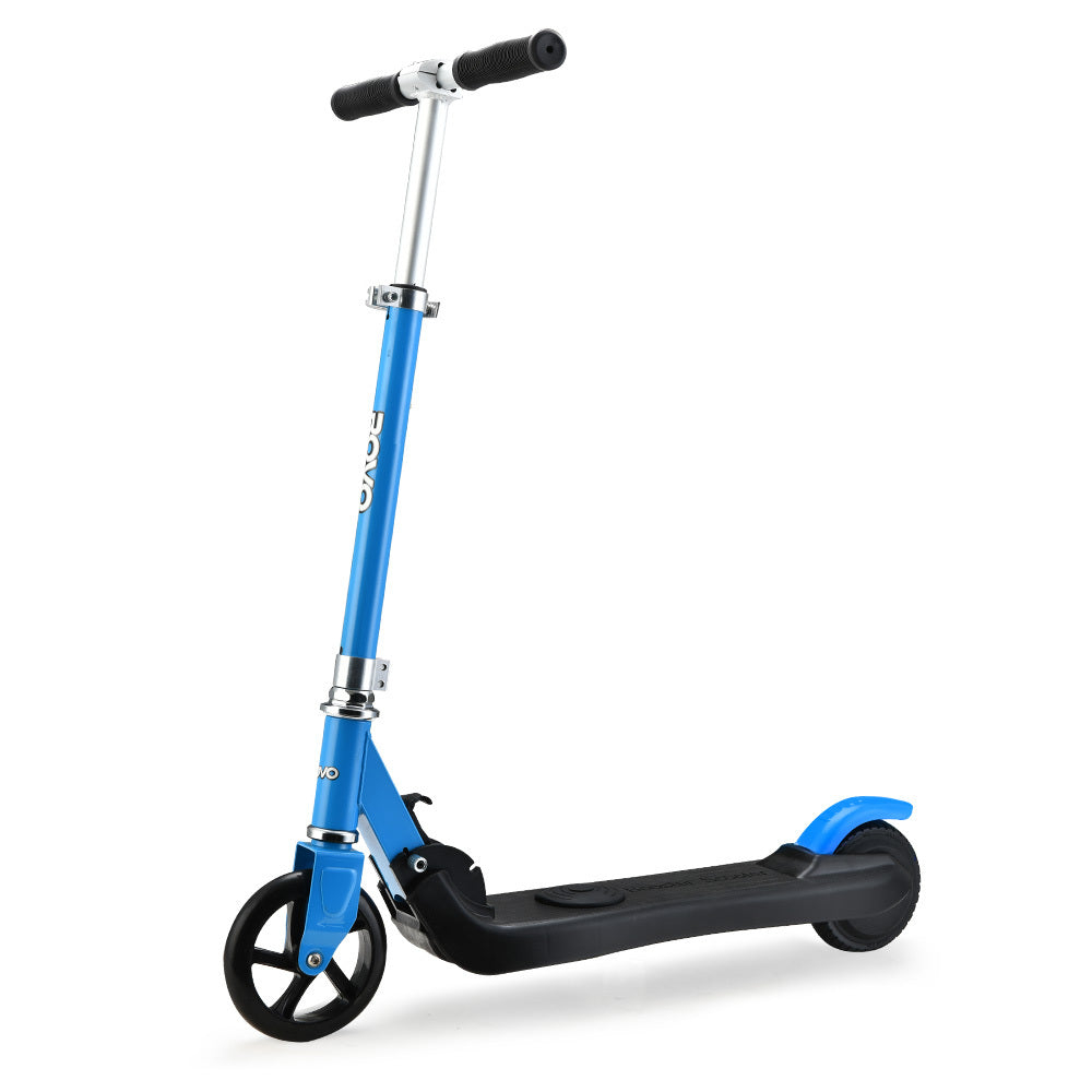 Rovo Junior 2 Wheel Electric Folding Scooter with Adjustable Heights | Sky Blue