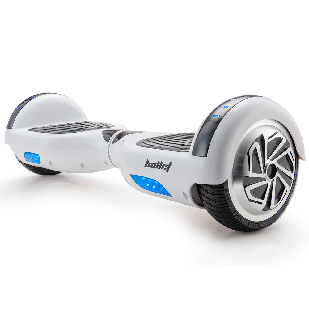 Bullet Hoverboard Self Balancing Electric Scooter Personal Transport by Funado | Frost White