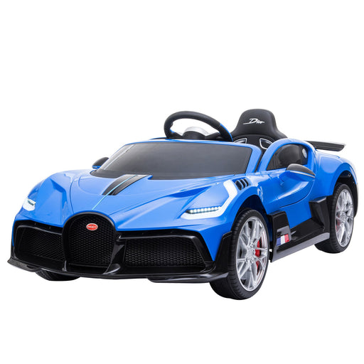 Officially Licensed Bugatti Divo Kids Premium Ride On Car with Remote Control | French Racing Blue