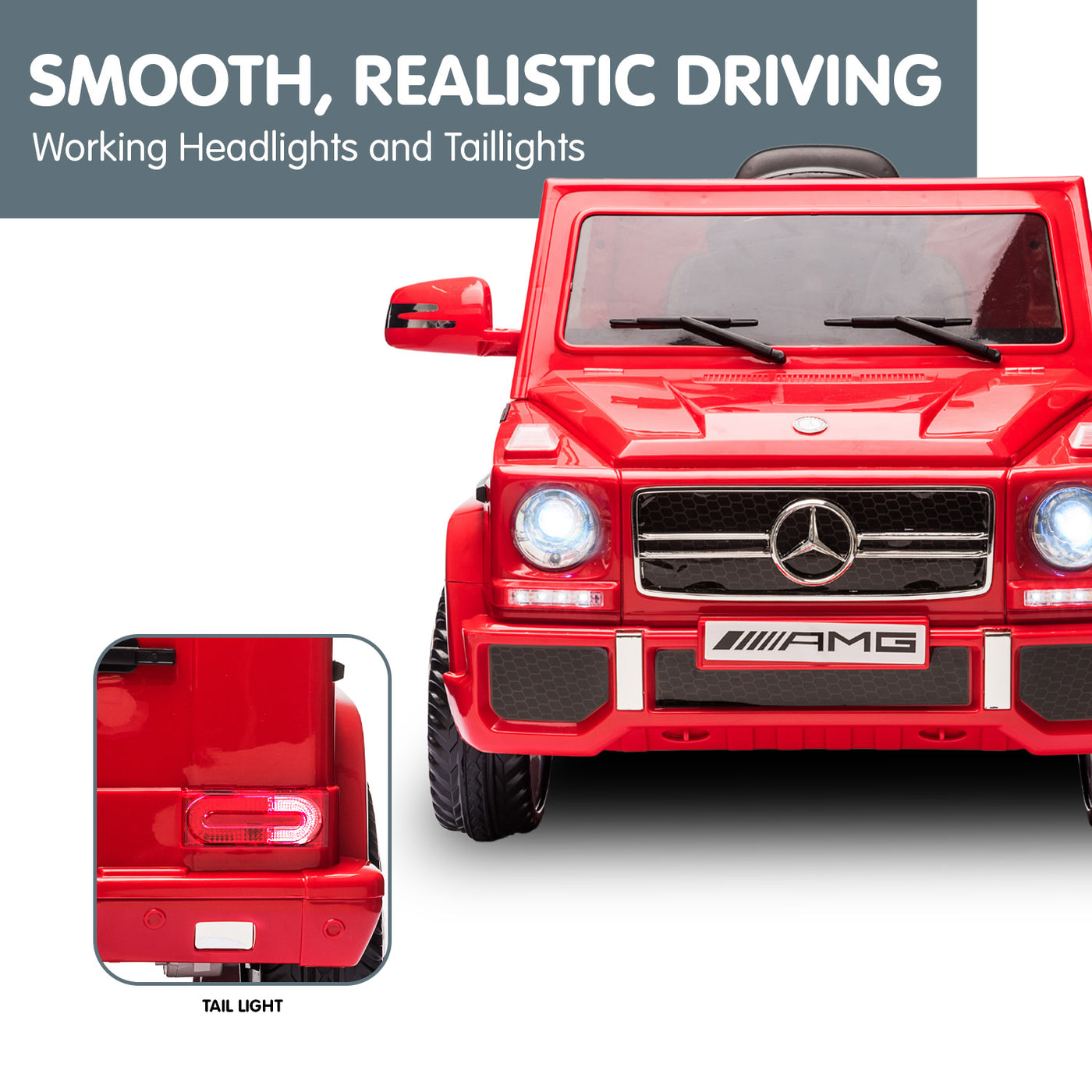 Mercedes Benz G65 AMG Licensed Kids Ride On Car with Remote Control ...