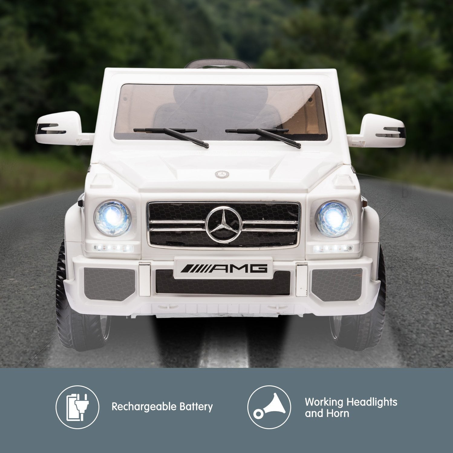 Mercedes Benz G65 AMG Licensed Kids Ride On Car with Remote Control ...