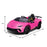 Lamborghini Huracán Performante Officially Licensed Kids Ride On Car with Remote Control | Flamingo (Bright Pink)