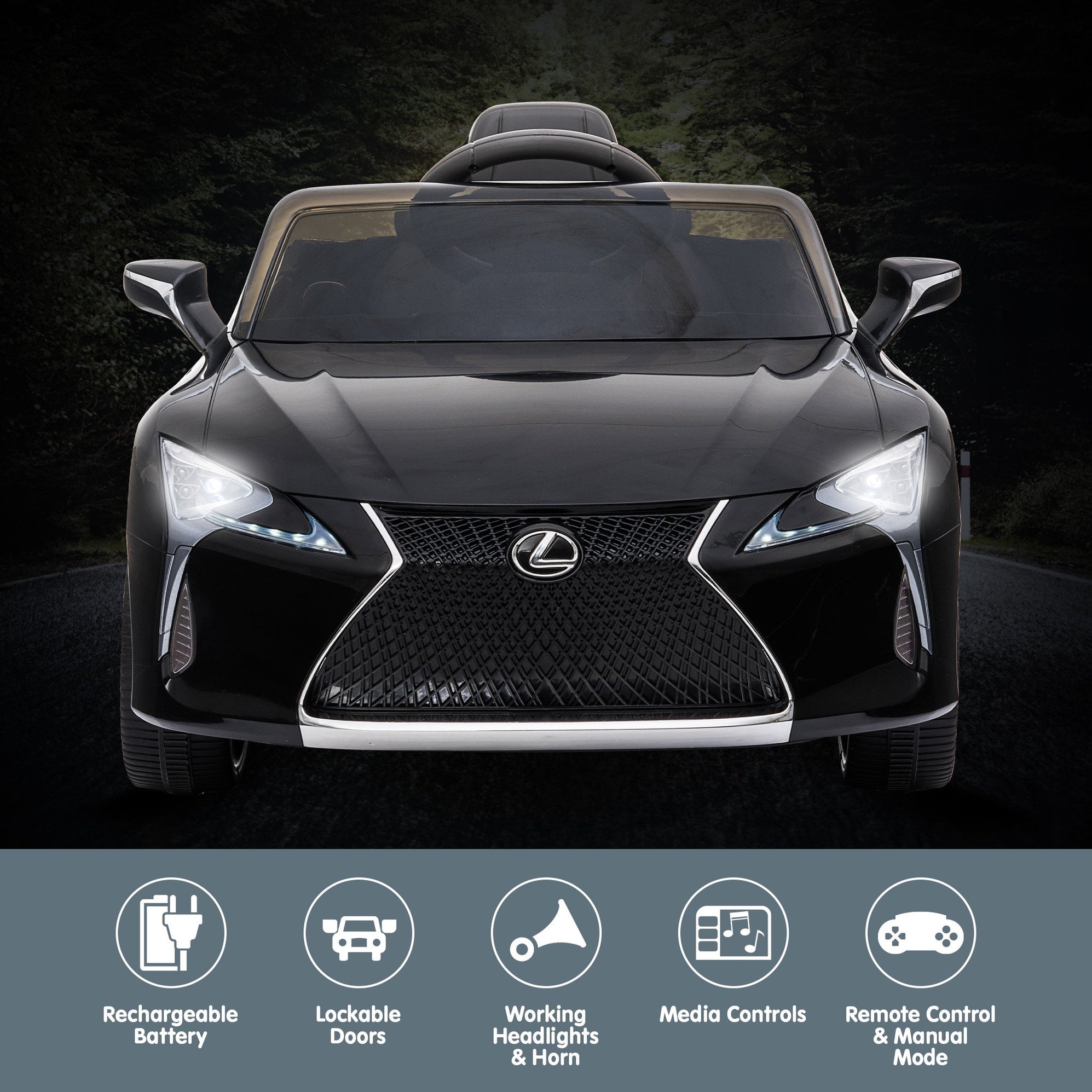Officially Licensed Lexus LC 500 Premium Kids Ride On Car with Remote ...