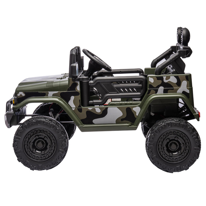 Officially Licensed Toyota FJ Cruiser Jeep Kids Ride On Car with Remote Control | Camoflauge
