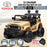 Officially Licensed Toyota FJ Cruiser Jeep Kids Ride On Car with Remote Control | British Khaki