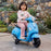 Vespa Licensed Kids Ride On Motorbike Motorcycle | Blue