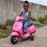 Vespa Licensed Kids Ride On Motorbike Motorcycle | Pink (Limited Edition)