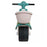 Vespa Inspired Foot-To-Floor-Balance-Push-Scooter Kids Ride On Scooter Seaweed Green