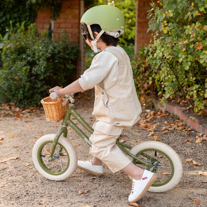 Zalane Cyrus 12" Inch Kids Balance Bike Soft Olive Green