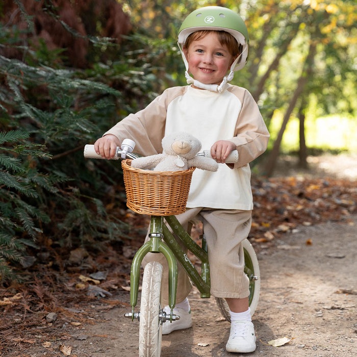 Zalane Cyrus 12" Inch Kids Balance Bike Soft Olive Green