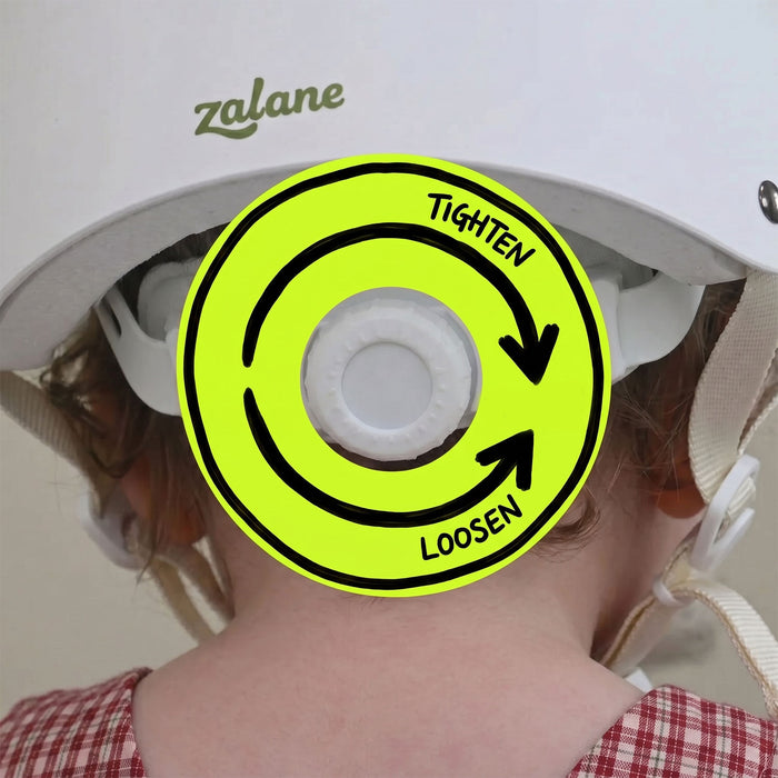 Zalane Kids Safety Helmet Solana Soft Oat Adjustment