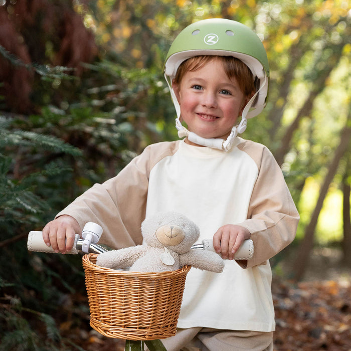 Zalane Kids Safety Helmet Cyrus Soft Olive Green
