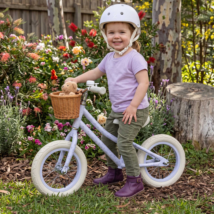 Zalane Lyla 12" Inch Kids Balance Bike Soft Lilac