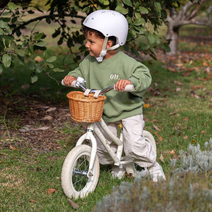 Zalane Solana 12" Inch Kids Balance Bike Soft Oat