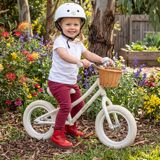 Zalane Solana 12" Inch Kids Balance Bike Soft Oat