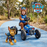 Berg Buzzy Officially Licensed PAW PATROL Kids Pedal Powered Go Kart | Chase Blue