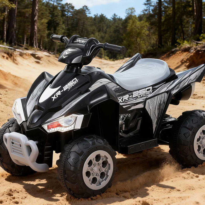 Kids Ride On Quad Bike | Deep Black