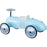 Kids Classic Vintage Racer Metal Ride On Push Car | Baby Blue