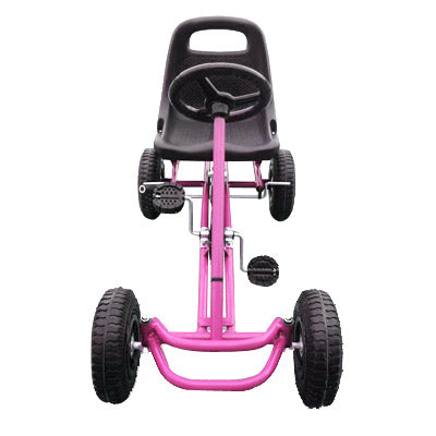 Mighty Racer Premium Kids Pedal Powered Go Kart | Pink