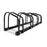 Stand Tall Portable 4 Bike Parking Rack Stand | Black