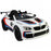 BMW Officially Licensed M6 GT3 Kids Ride On Car | White/M6 Stripes