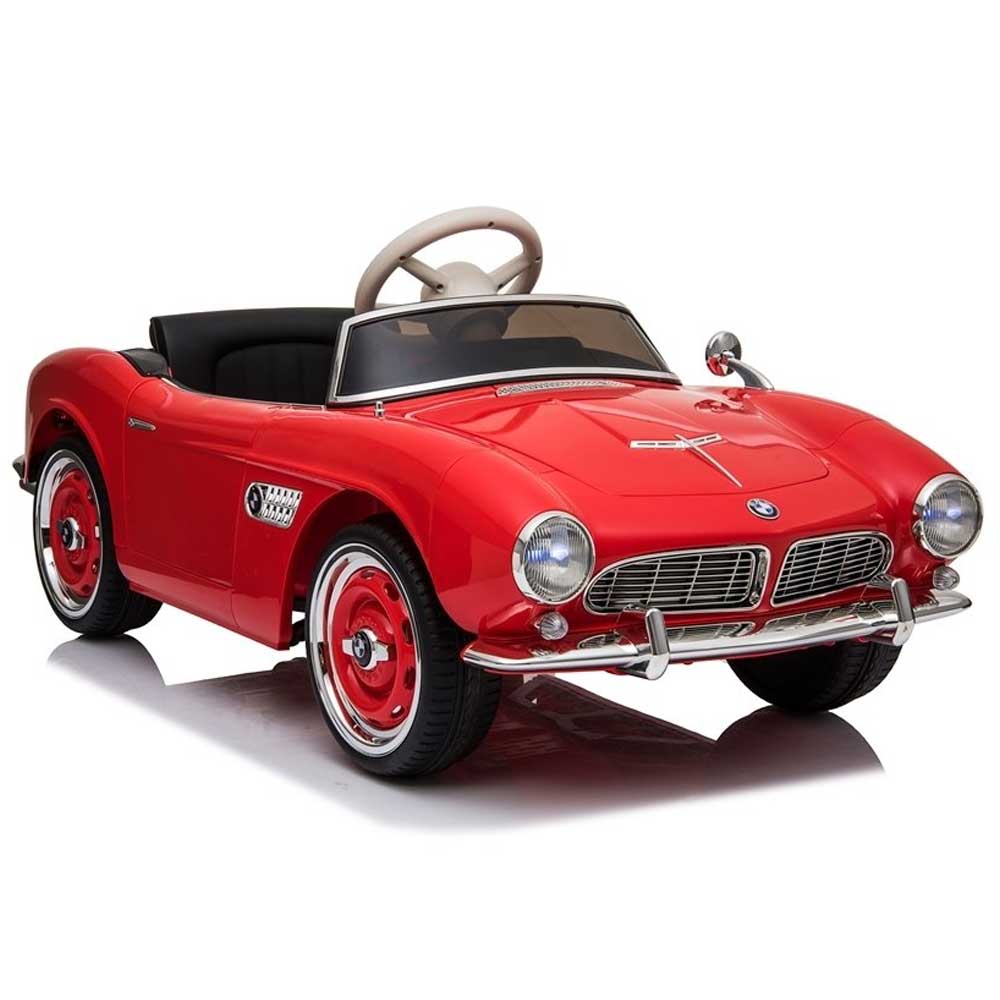 BMW Vintage Inspired Kids Ride On Car | Red | Ride Ons