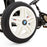 Berg Buddy Officially Licensed BMW Kids Pedal Powered Go Kart | White with BMW Stripes
