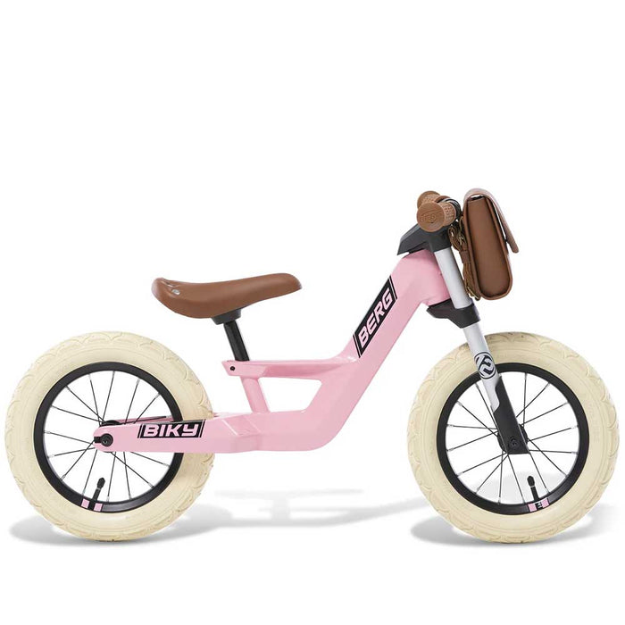 Berg Biky Balance Bike with Detachable Backpack | Retro Pink