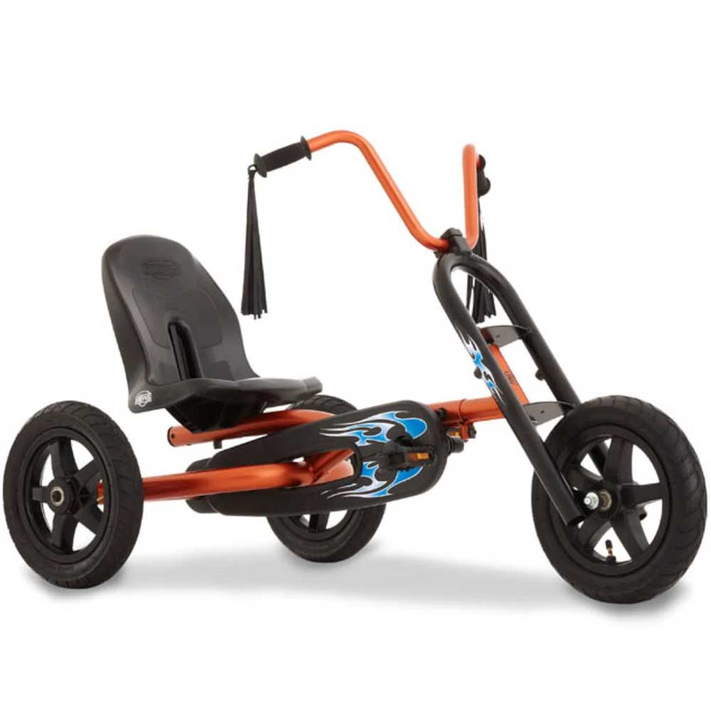 Berg Buddy Choppy Kids Pedal Powered Go Kart | Metallic Orange