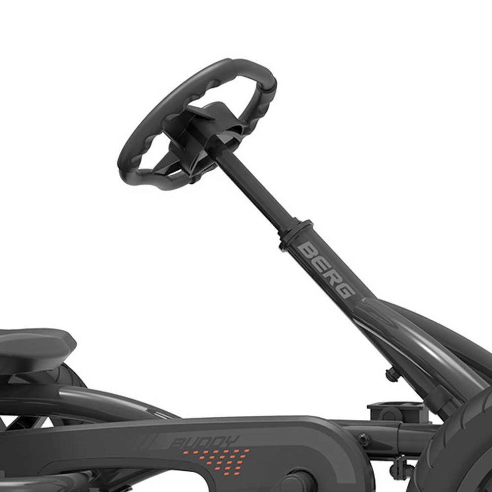 Berg Buddy Kids Pedal Powered Go Kart Graphite Grey Stealth — RideOns