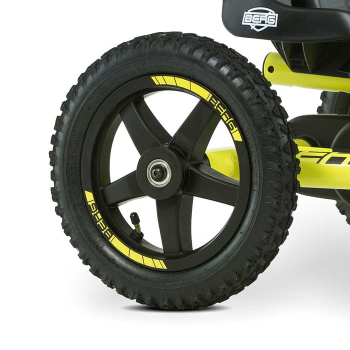 berg pedal gokart buddy cross Berg Buddy Off Road Kids Pedal Powered Go Kart | Cross Neon/Black