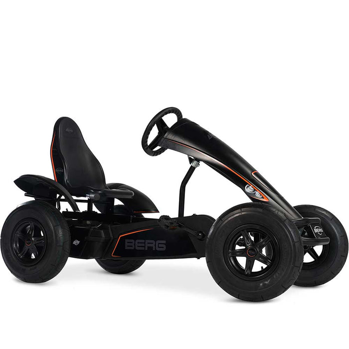 Berg Extra Black Edition Kids & Adults Pedal or 3 Gear Powered Go Kart | Midnight Black