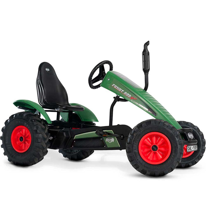 Berg Extra Officially Licensed Fendt Baler Inspired Kids & Adults Pedal or 3 Gear Powered Go Kart | Course Green