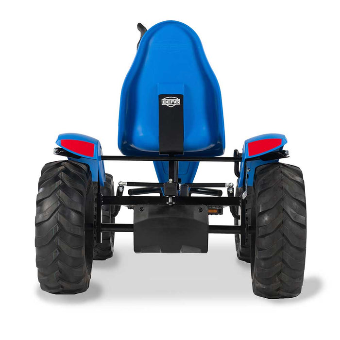 Berg Extra Officially Licensed New Holland Agricultural Machinery Inspired Kids & Adults Pedal or 3 Gear Powered Go Kart | Trademark Light Blue