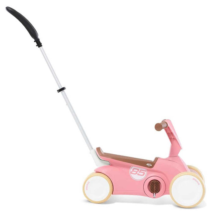 Berg Go2 Kids Push & Pedal Powered Go Kart | Retro Pink
